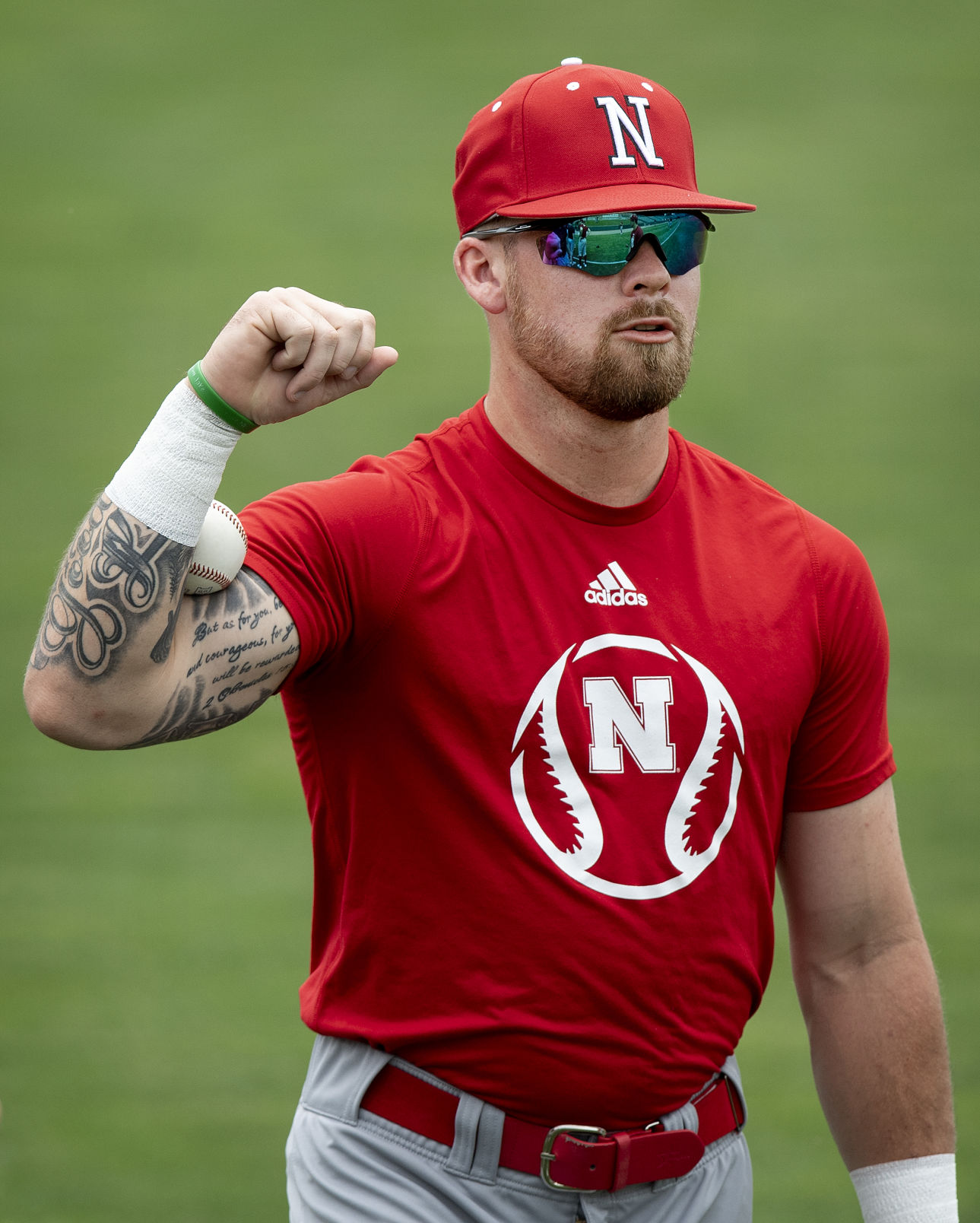 Nebraska baseball fall practice, 9.12